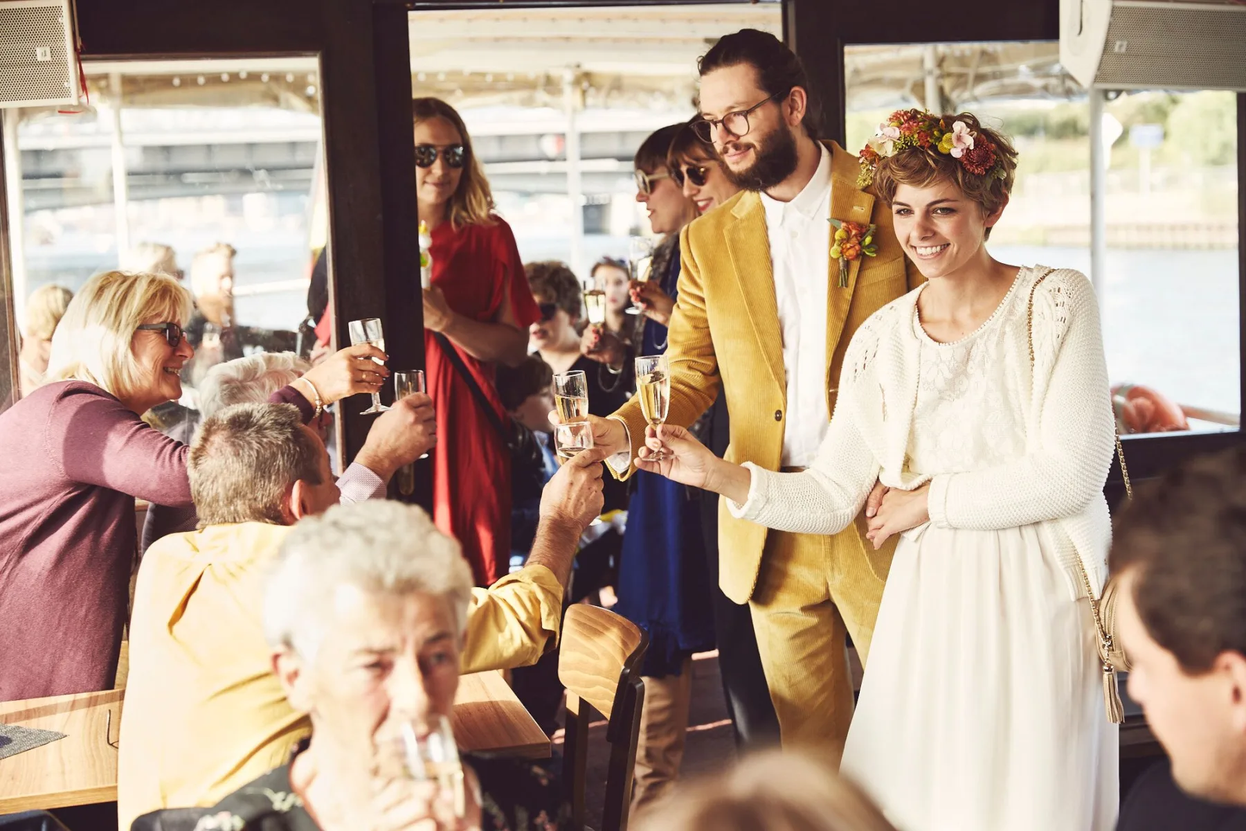 Hochzeit feiern auf der Spree in Berlin