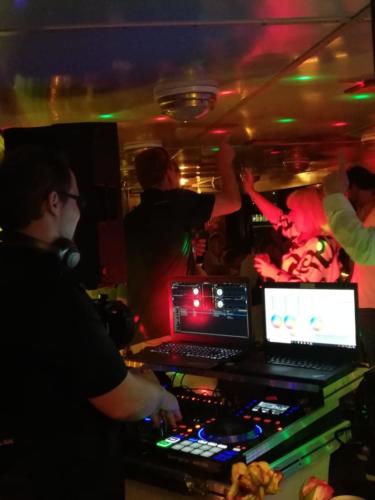 Party auf der MS Saga