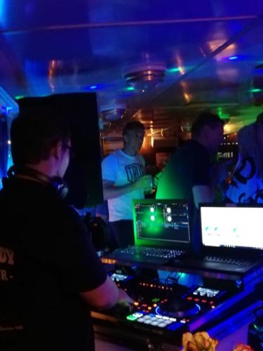 Party auf der MS Saga